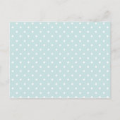 Polka Dots en Chevron Baby shower Advies Kaart (Achterkant)
