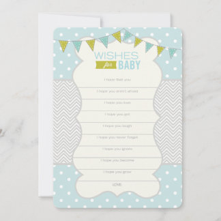 Polka Dots en Chevron - Vereist voor Baby Kaart