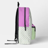  Polka Dots en Fiets Gepersonaliseerd Bedrukte Rugzak (Links)