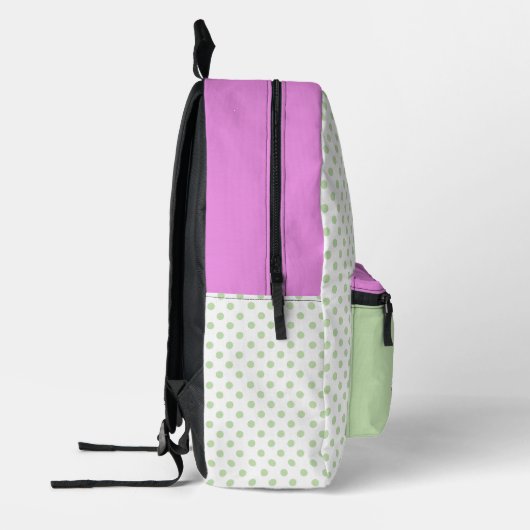  Polka Dots en Fiets Gepersonaliseerd Bedrukte Rugzak (Links)