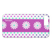  Polka Dots en Flowers iPhone 7 Plus Hoesje (Achterkant (Horizontaal))