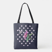 Polka Dots en Hummingbird Tote Bag (Achterkant)
