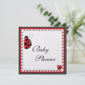 Polka Dots en Schattigee lieveheersbeestjes Kaart (Staand voorkant)