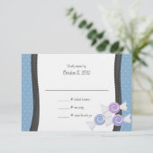 Polka Dots en Snoep RSVP (Staand voorkant)