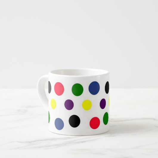 Polka Dots Espresso Mok (Links)