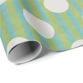 Polka Dots Flower Wrapping Paper Cadeaupapier (Rol Hoek)