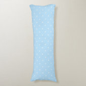 Polka Dots gepersonaliseerd Lichaamskussen (Voorkant Verticaal)