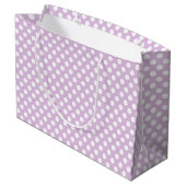 Polka Dots Gift Bag Groot Cadeauzakje (Achterkant Gekanteld)
