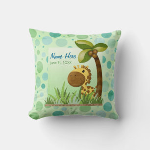 Polka Dots Giraffe Keepsake Kussen