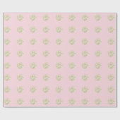 Polka Dots Glitter Sparkly Pastel Blush Ivory Cadeaupapier (Vlak)