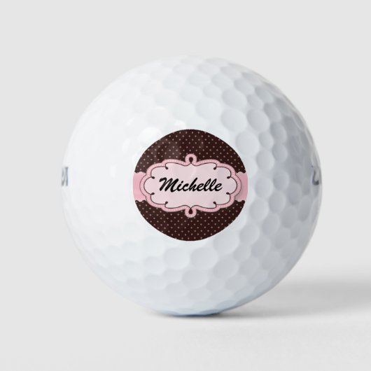 Polka Dots Golfballen (Voorkant)