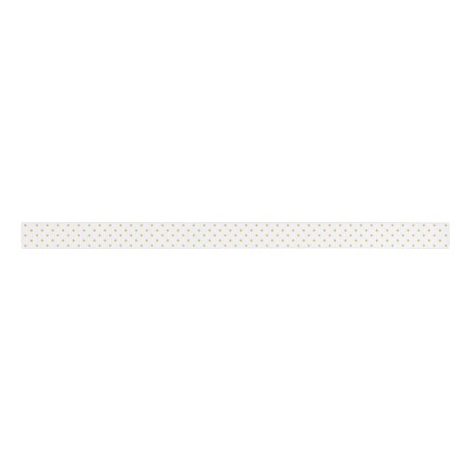 polka dots | Goudpatroon Grosgrain Lint (Voorkant)