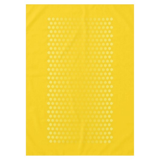 Polka Dots gradiënten geel + jouw ideeën Tafelkleed (Voorkant)