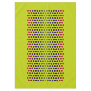 Polka Dots gradiënten groen rood blauw + uw ideeën Tafelkleed
