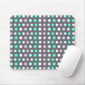 Polka Dots - Gray Mousepad Muismat (Met muis)