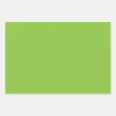 Polka Dots Green & Red Kerstman gecoördineerd Inpakpapier Vel (Voorkant 3)