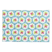  Polka Dots Greenery Red Rose Flowers Kussensloop (Achterkant)