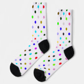 Polka Dots Halloween Clown Sokken (Links)