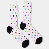 Polka Dots Halloween Clown Sokken (Rechts)