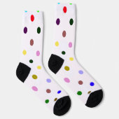 Polka Dots Halloween Clown Sokken (Rechts)