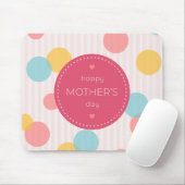 Polka Dots Happy Moederdag | MUISMAT (Met muis)