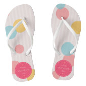 Polka Dots Happy Moederdag | TEENSLIPPERS (Voetbed)