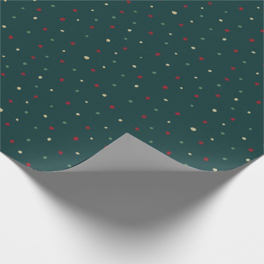 Polka Dots Holiday Cadeaupapier (Hoek)
