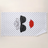 Polka Dots ik wil mijn tiara party dieshanddoek Dr Strandlaken (Voorkant)