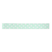 polka dots in pastel mint green satijnen lint (Voorkant)