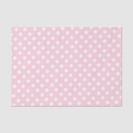 polka dots in pastel pink  tissuepapier