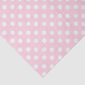 polka dots in pastel pink  tissuepapier (Detail)