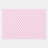 Polka Dots in Roze, Blauw, en Lavendar Inpakpapier Vel (Voorkant 2)