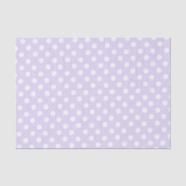 polka dots in  soft lavender tissuepapier
