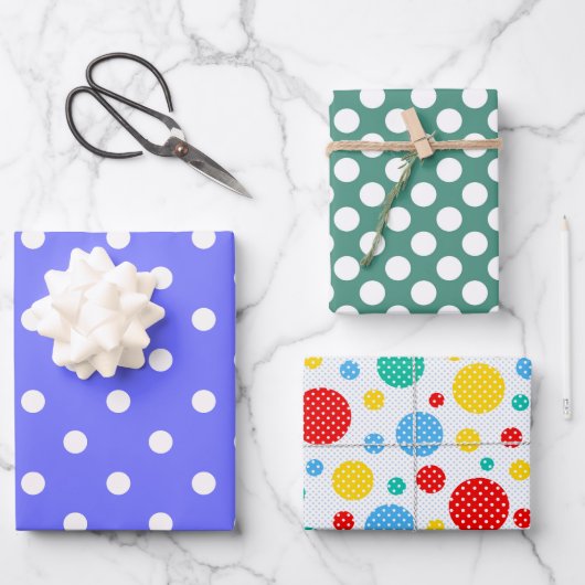 Polka Dots  Inpakpapier Vel (Voorkant)
