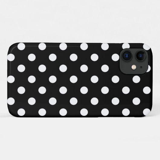 Polka Dots iPhone 11 Hoesje (Achterkant (horizontaal))