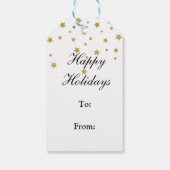 Polka Dots Joy Gift Labels Cadeaulabel (Achterkant)