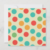 Polka Dots Kaart (Achterkant)