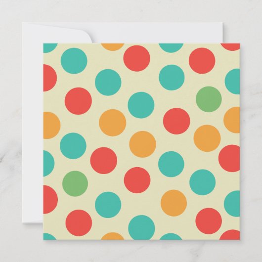 Polka Dots Kaart (Voorkant)