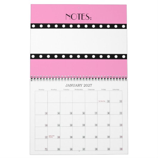 Polka Dots Kalender (Jan 2027)