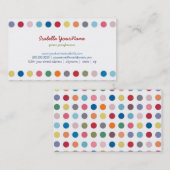 Polka Dots - Kleur Liefde Visitekaartje (Voorkant / Achterkant)