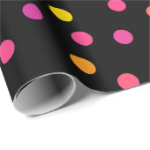 Polka dots kleurig omslagpapier cadeaupapier (Rol Hoek)