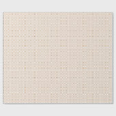 Polka Dots - Koper op wit Cadeaupapier (Vlak)