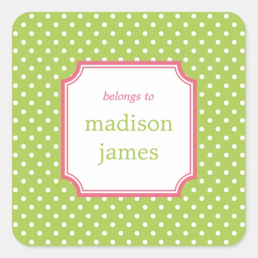 Polka Dots Labels of Gift Label Stickers (Voorkant)