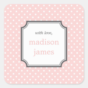 Polka Dots Labels of Gift Label Stickers