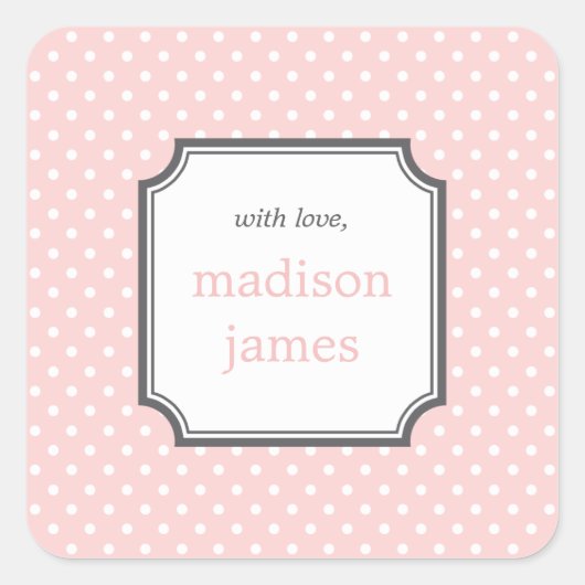 Polka Dots Labels of Gift Label Stickers (Voorkant)