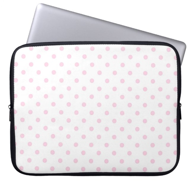 Polka Dots Laptop Sleeve (Voorkant)