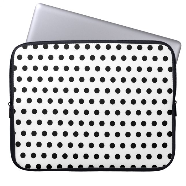 Polka Dots Laptop Sleeve (Voorkant)