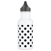 Polka Dots Large - Black on White Waterfles (Links)