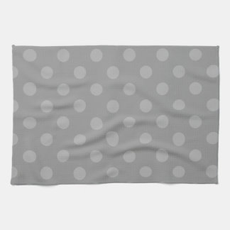 Polka Dots Large - Grey 4b Theedoek