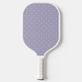 Polka Dots Lavender Cream Polka Pattern Pickleball Paddle (Achterkant)